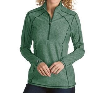 Antigua Fine-Stripe Quarter Zip